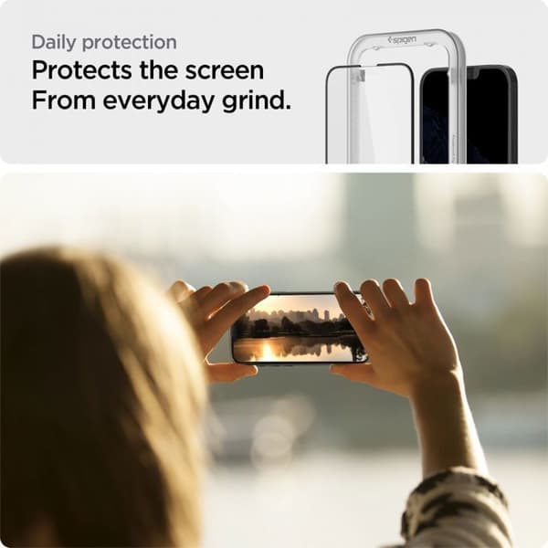 Skærmbeskyttelse - AlignMaster - iPhone 12 Pro Max - Hærdet glas - 2 pak - Ridsefast