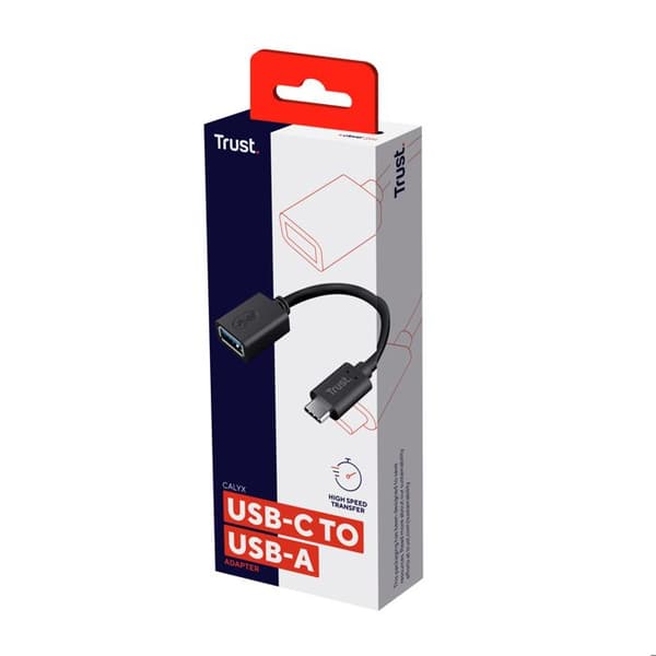USB-C adapter - TRUST - USB 3.1 - Grøn - Kompakt - Kompatibel med USB 3.0/2.0