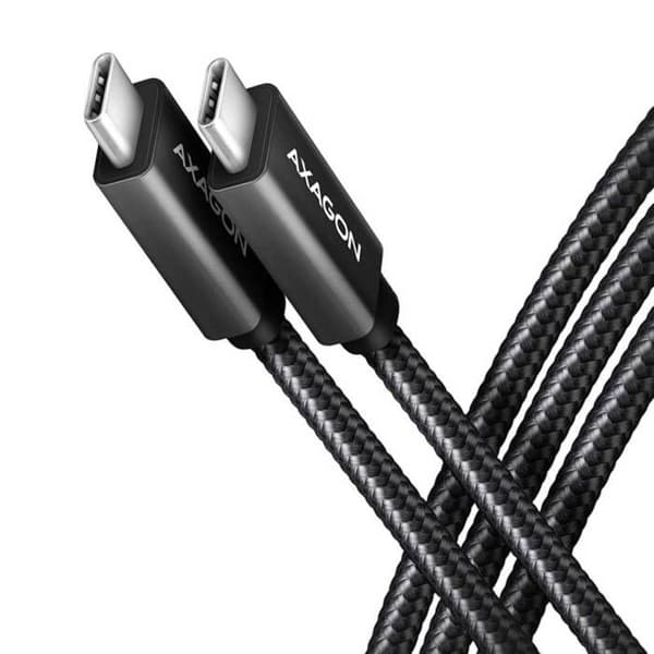 AXAGON BUCM32-CM20AB USB-forbindelseskabel sort 2 m