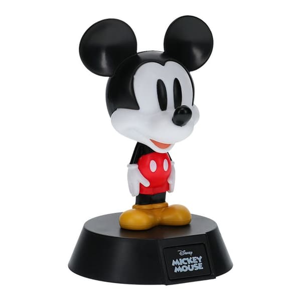 Dekorativ lampe - PALADONE - Mickey Mouse ikon lys - LED - Hvid