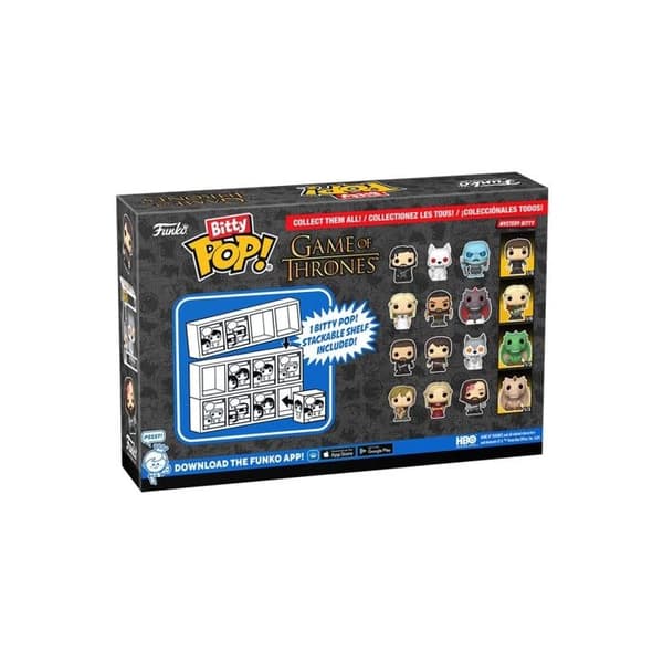 Pack 4 Funko Bitty Pop Game of Thrones Jon Snow Figures