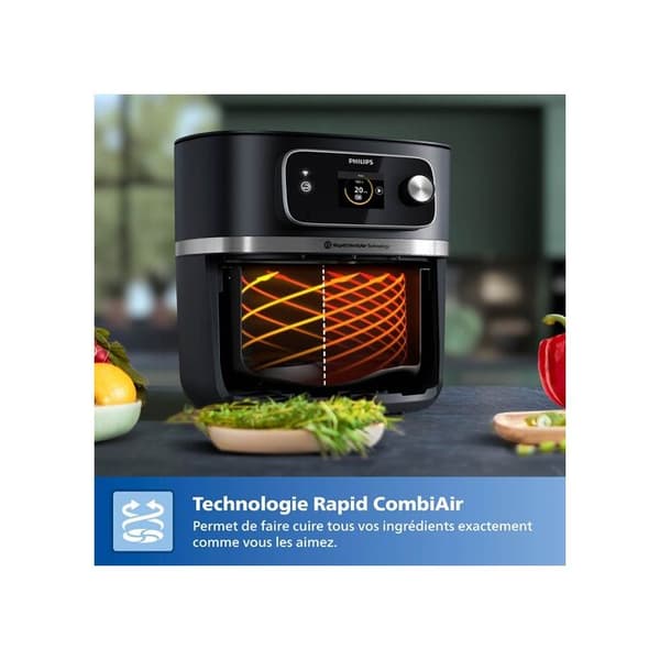Philips Series 7000 HD9880/90 8,3 L luftfrituregryde med forbindelse