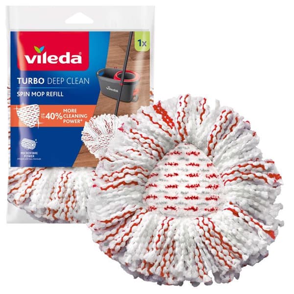 Vileda Turbo 3in1 Microfiber Spin Mop Insats