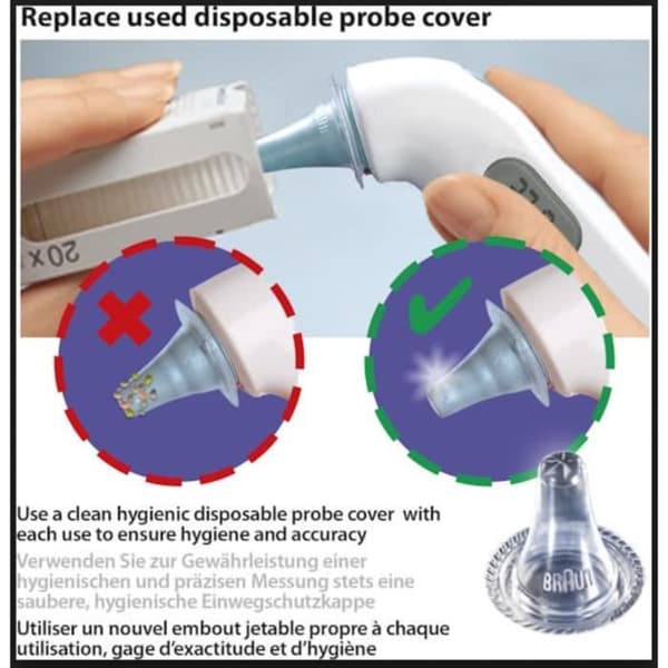 Braun IRT3030WE THERMOSCAN 3 Termometer - Øre
