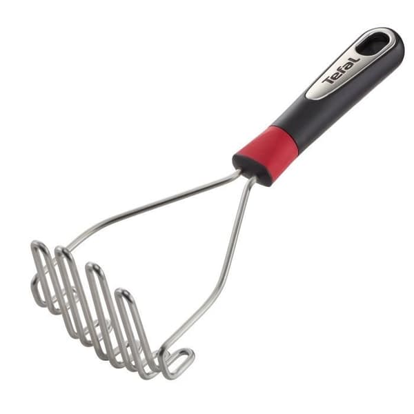 TEFAL Ecrase purée i rustfrit stål Ingenio - Grå og sort