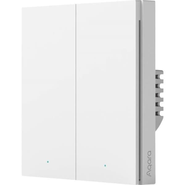 Väggbrytare - AQARA - WS-EUK04 - Vit - ZigBee 3.0 - 2 knappar
