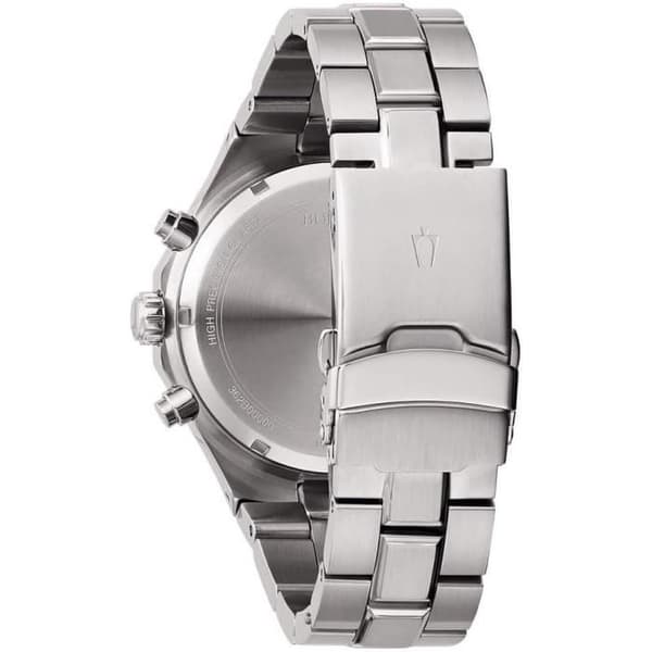 Quartzur til mænd - BULOVA - 96B410 - Sort - Rustfrit stål - Sølv