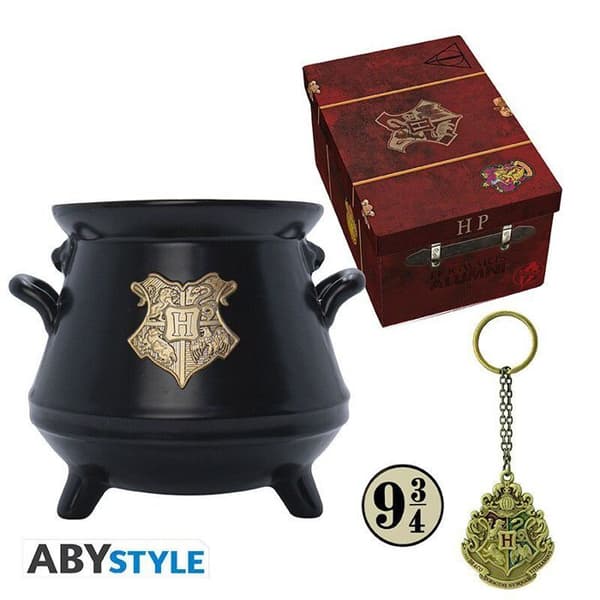 Premium presentförpackning - Harry Potter - Mugg 3d/st 3d/ Pins - Resväska
