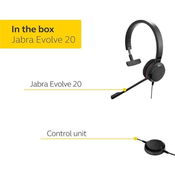 Jabra Evolve 20SE MS Mono