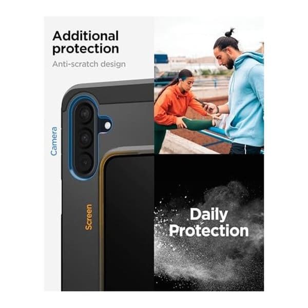 Coque - SPIGEN - Tough Armor - Stødabsorberende - Hybridbeskyttelse - Sort