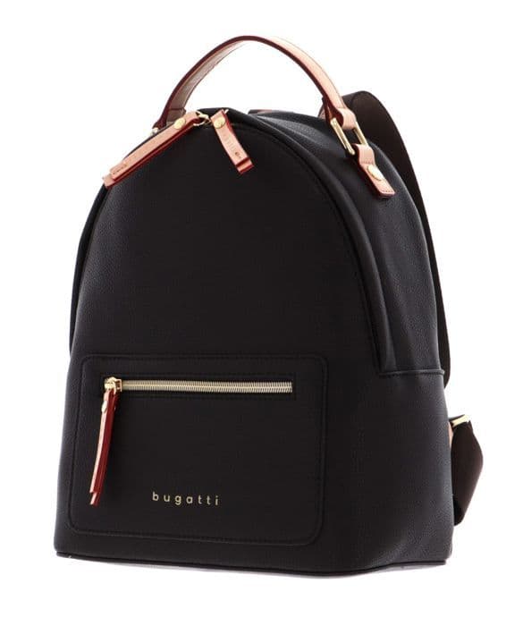 Bugatti Brun ryggsäck för kvinnor - Ella Backpack S Mörkbrun 132739