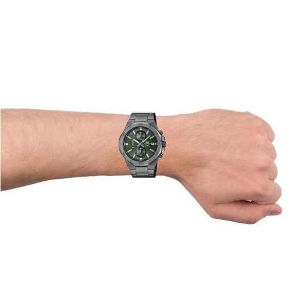 Casio Ur - Mænd - EFV-640DC-3AVUEF - Rustfrit stål Grå - 10 Atm - Chronograf