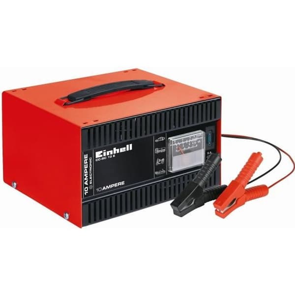 Batterioplader - EINHELL - CC-BC 10 E - Rød - Universel - Elektrisk