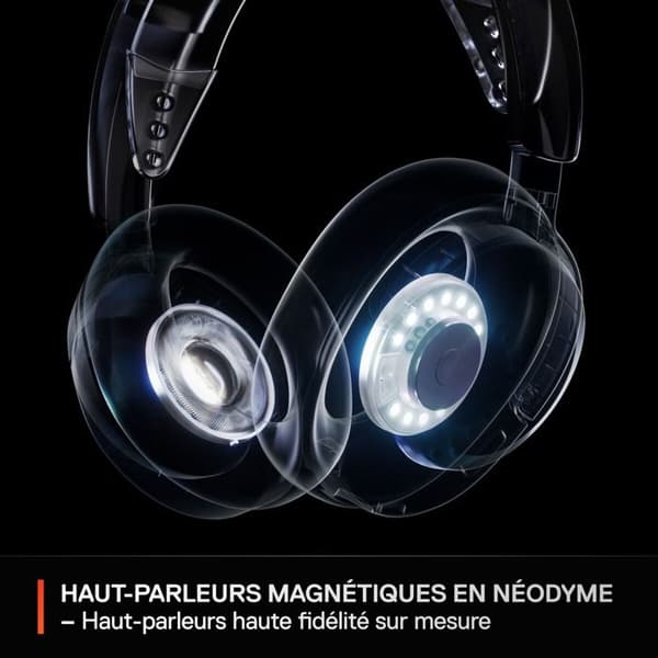 Trådlös gaming headset - STEELSERIES - Arctis Nova 3 Wireless - Vit - 40 h batteritid - 2,4 GHz & Bluetooth