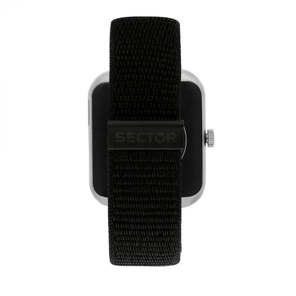 Smartklocka - SECTOR - 241491 - Rektangulär Kapsel - Nylonarmband - Svart