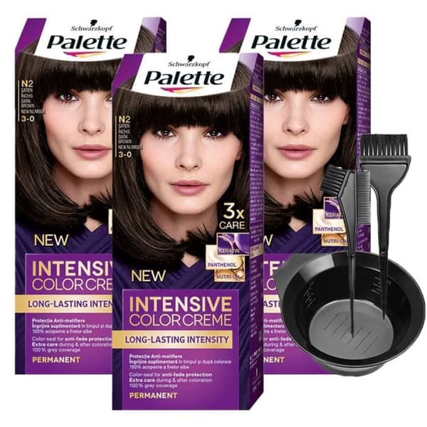 Hårfärg - SCHWARZKOPF - Palette ICC - Mörkbrun - Permanent - Kräm