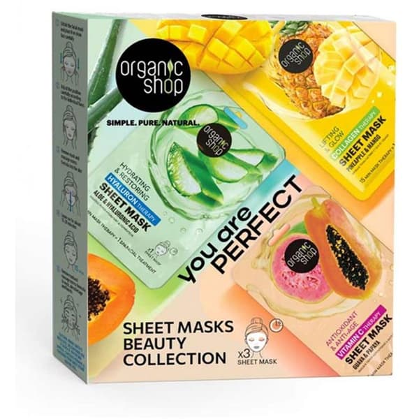 Organic Shop Du Är Perfekt Coffret 3 Masker