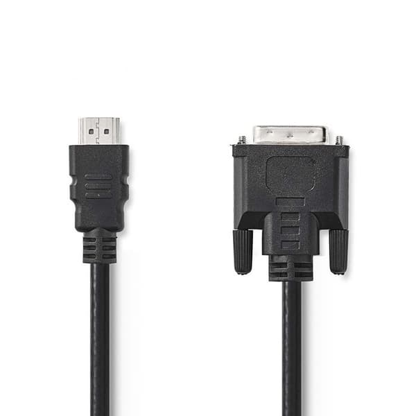 Nedis HDMI - DVI videokabel HDMI (M) til DVI-D (M) 3 m sort rundt