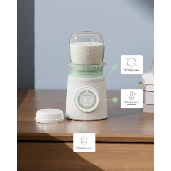 Momcozy biberonvarmer bærbar