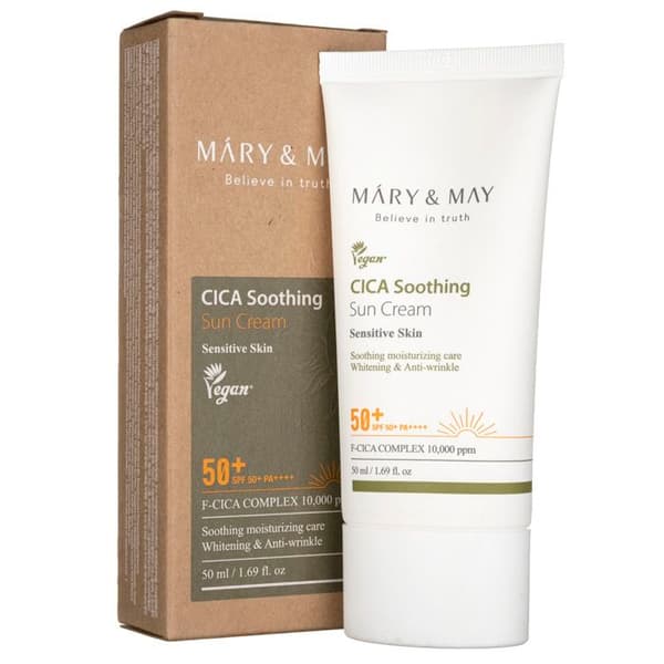 MaryMay CICA beroligende solcreme SPF50 - 50 ml