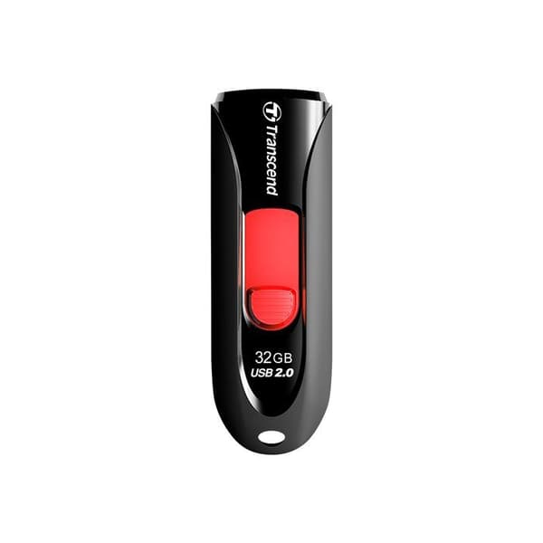 TRANSCEND JETFLASH 590 USB-nyckel - 32 GB - Svart