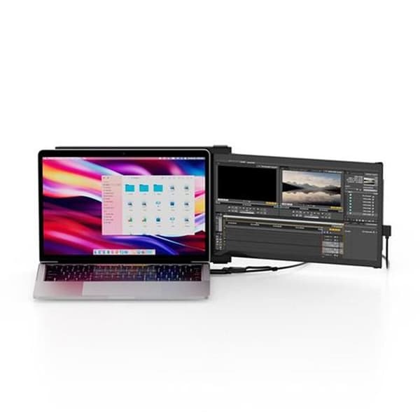 Ecran PC Mobile Pixels Duex Plus DS Mobil Pixels skjutskärm 13,3'' för bärbar dator