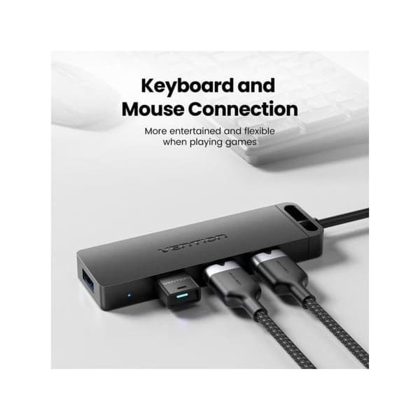 Hub Vention 6 porte USB 3.0 5 Gbps model CHLBB-SCB2 med USB-C PD