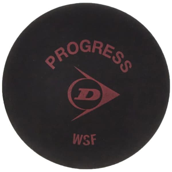 Squashbold Dunlop - DUNLOP-D1SB700103-RED-DOTSML - Progress Squashbold med Røde Dots