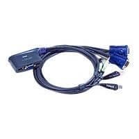 4-vägs KVM-switch, ATEN CS64US, USB+A...