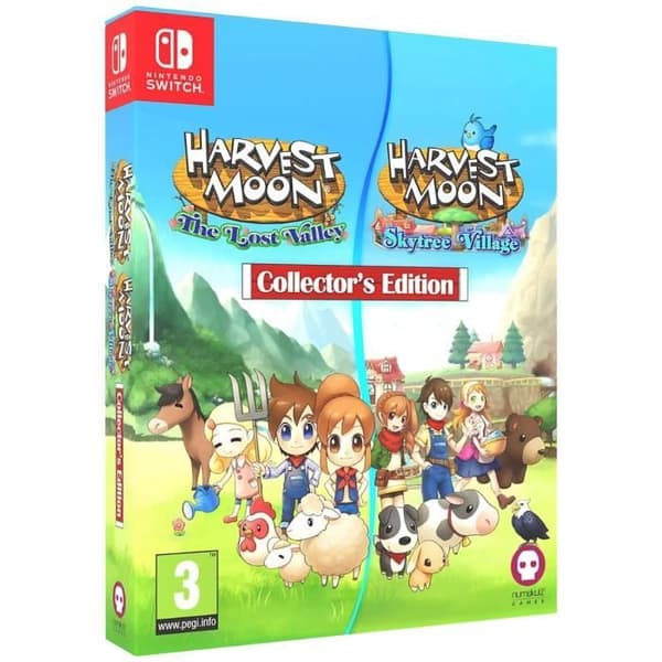 Harvest Moon Den Tabte Dal + Skytree Byen - Samlerudgave - Nintendo Switch Spil