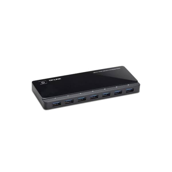 HUB - TP-LINK - UH720 - 7 porte USB 3.0 - Hurtig opladning - Sort