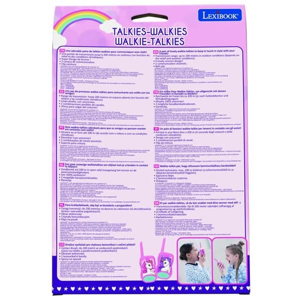 Unicorn Walkie-Talkies räckvidd 200m