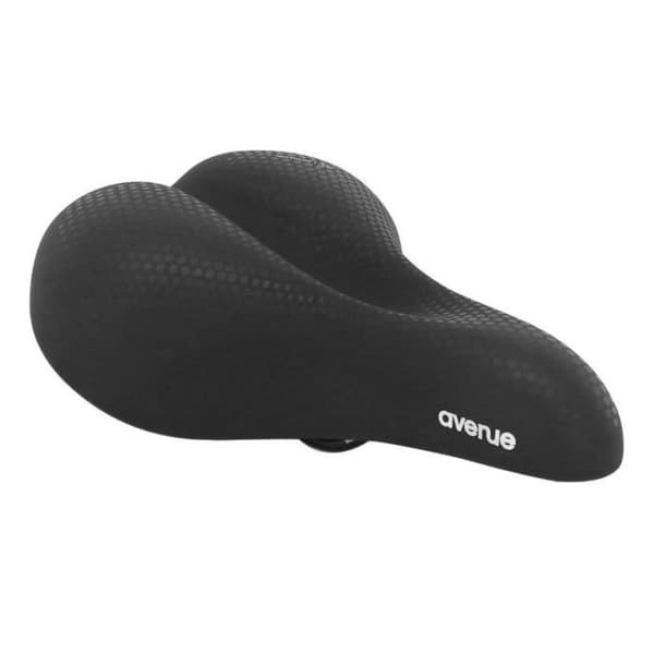 Sæde - SELLE ROYAL - Avenue - Anatomisk gel - Elastomer - Sort