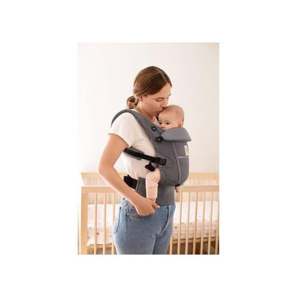 Ergonomisk Bæresele - Ergobaby - Adapt - 3 Positioner - Mesh SoftFlex - Grafitgrå