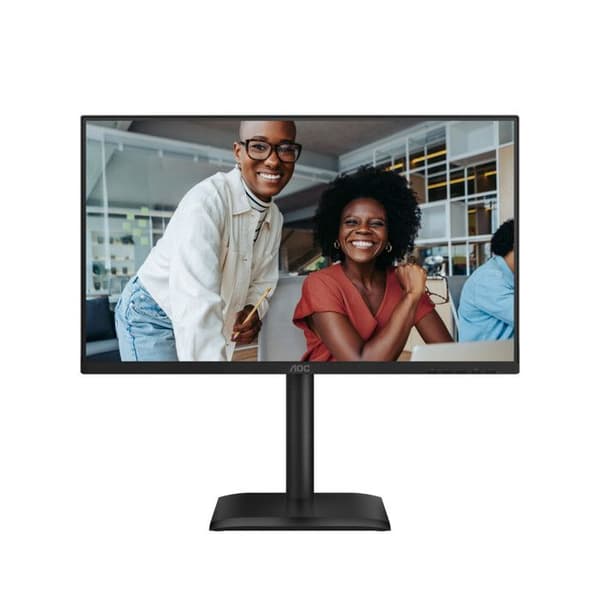 PC-skærm - AOC - 24E4U - 23,8 tommer - Full HD 1920x1080 - LED Sort