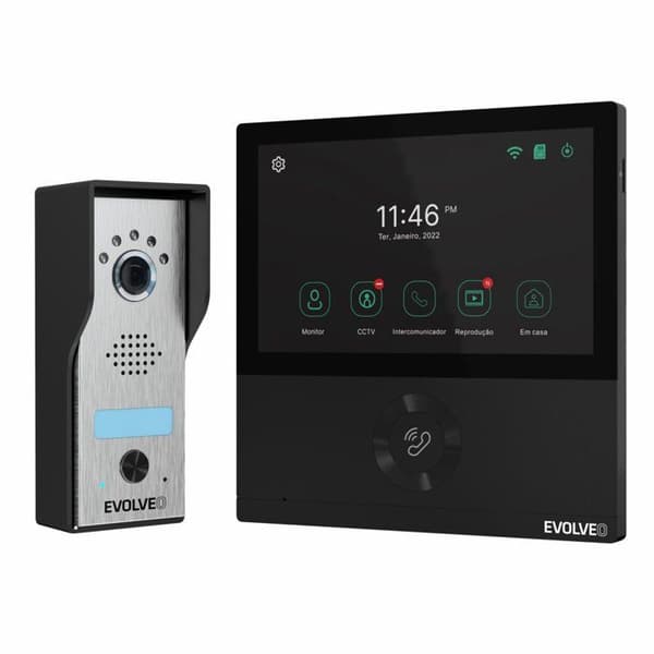 EVOLVEO DoorPhone AHD7, sort skærm