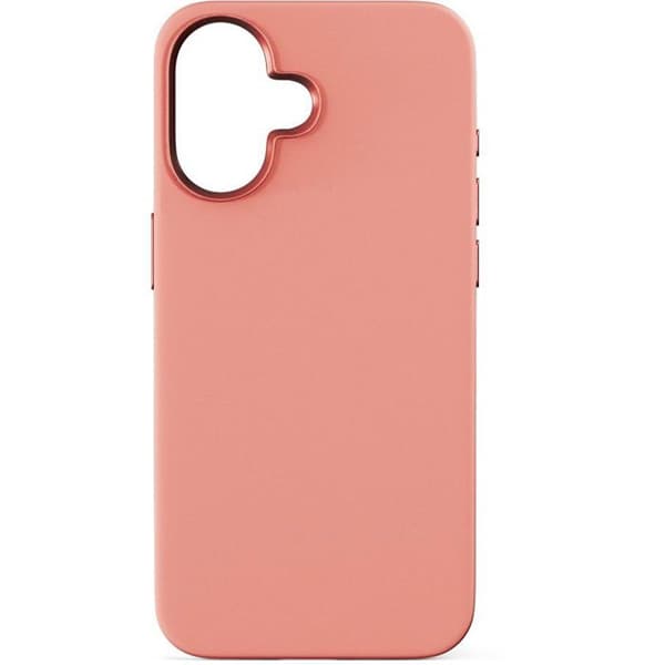 iPhone 16 Cover - EPICO - Mag Silicone Pro - Peach Rose - Blød - MagSafe