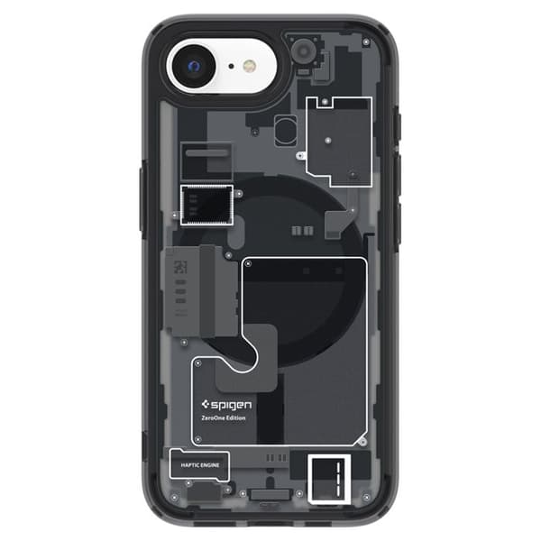 Spigen Ultra Hybrid Zero One MagSafe cover til iPhone 16e - Sort