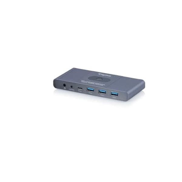 KVM-switch USB-C - 2 PC 1 skärm - 3X USB-A 1x Typ-C