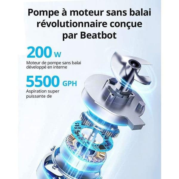 Robotpoolstädare Beatbot AquaSense