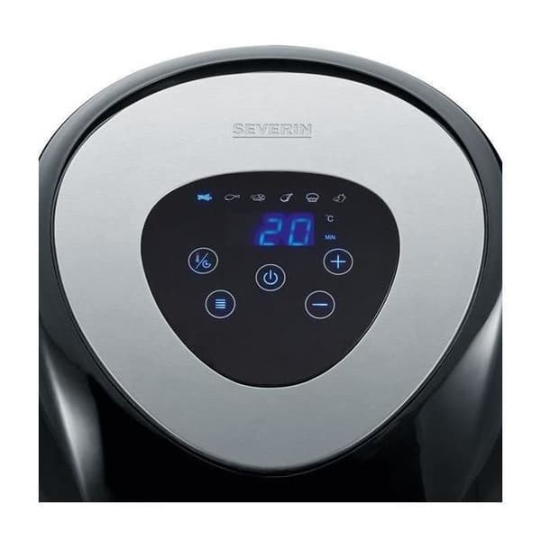 Fritøser - SEVERIN - FR2430 - 3,2L - 1500W - Børstet rustfrit stål sort