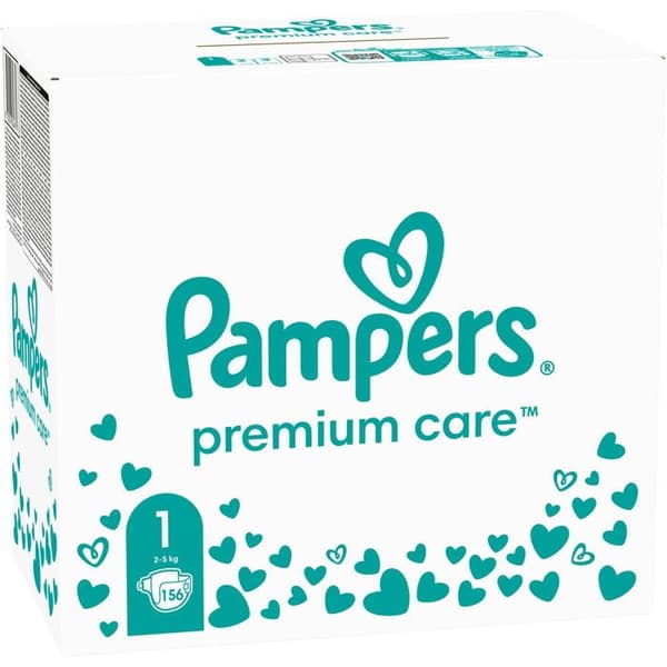 PAMPERS Premium Care str. 1 (156 stk)