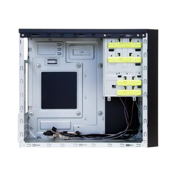 Mini-tour micro ATX - Chieftec - Elox Series HT-01B - Sort - Ingen strømforsyning - USB/Audioconnector