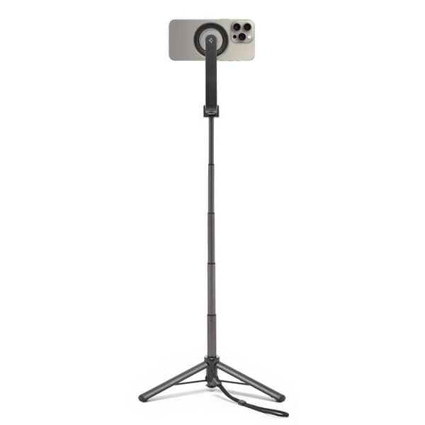 Selfie Stang - SPIGEN - S571W - Kompatibel med MagSafe - Stabilt Stativ - Bluetooth - Sort
