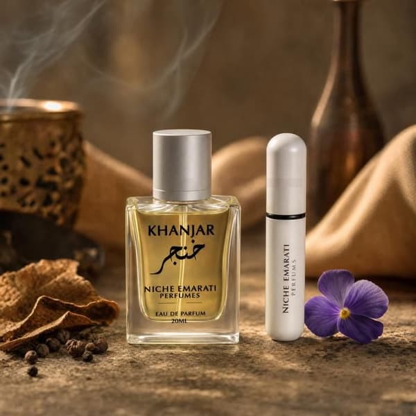 Niche Emarati Khanjar unisex eau de parfum + atomizer 20 ml