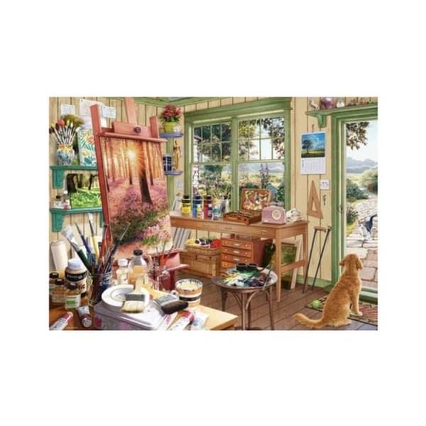 Pussel 1000 bitar - Le Cabanon d'artiste
