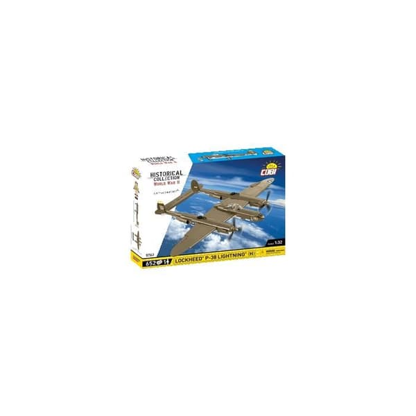 COBI 5763 - LOCKHEED P-38 LIGHTNING (H) - BYGGSET - BRUN