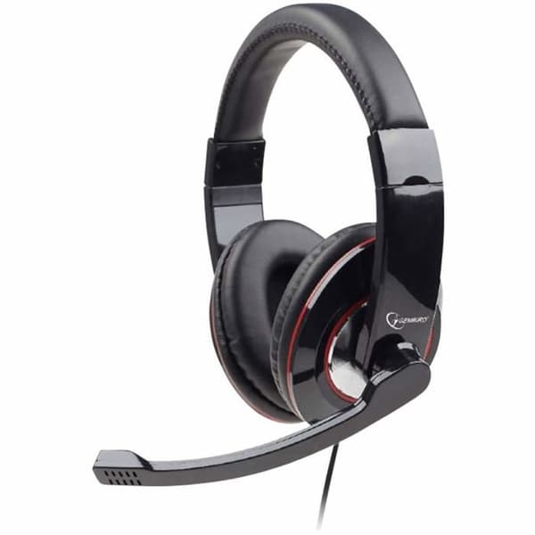 Headset - Gembird - MHS-U-001 - Headband - Shiny Black - Wired