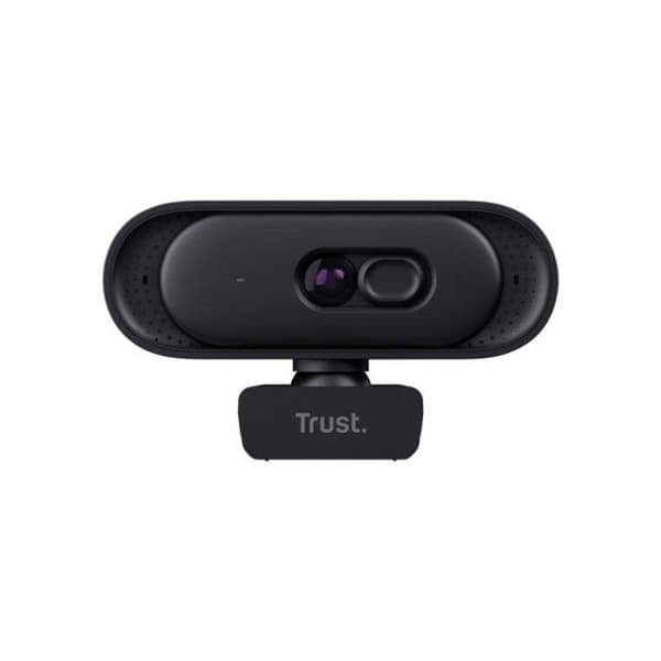 Trust Tomar Webcam 2K QHD 1440p 30fps, Indbygget Mikrofon, USB-C/USB-A, Sort