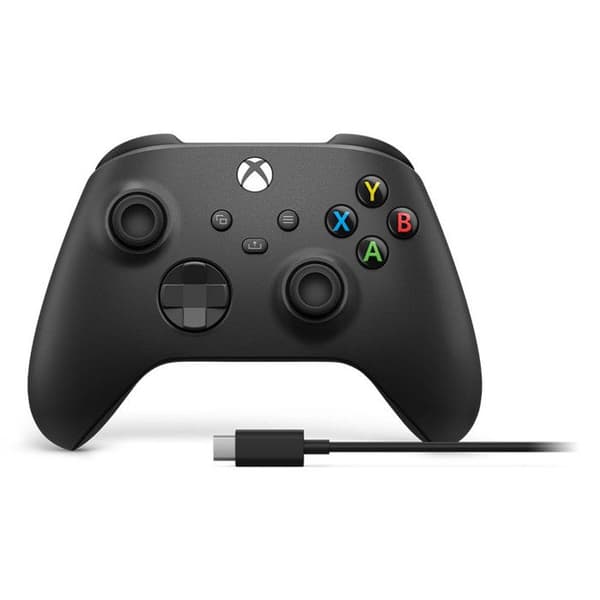 Microsoft Xbox Controller Trådlös Svart Gamepad Bluetooth USB för PC Xbox Android iOS